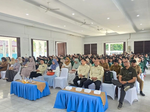 184 Students of Faculty Public Health USU Participate in KKNT  Deli Serdang